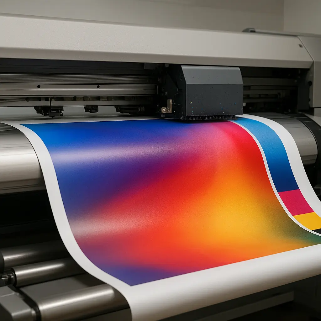 Grossformatdruck für Poster auf Rolle